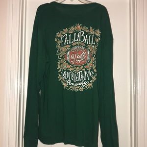 Lauren James Green Football Season long sleeve tee